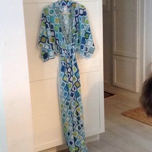 Elegant Trina Turk beach cover up